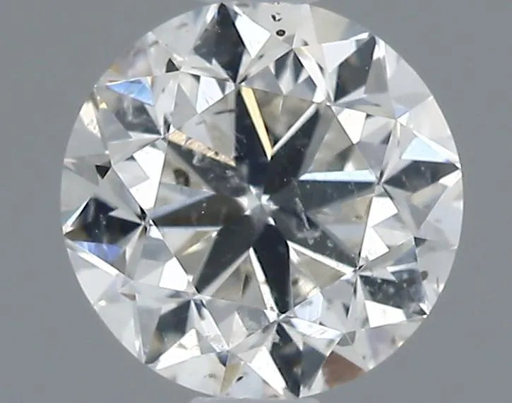 0.70ct Round Natural Diamond (Colour G, Clarity SI2, Cut GD, HRD Certified)